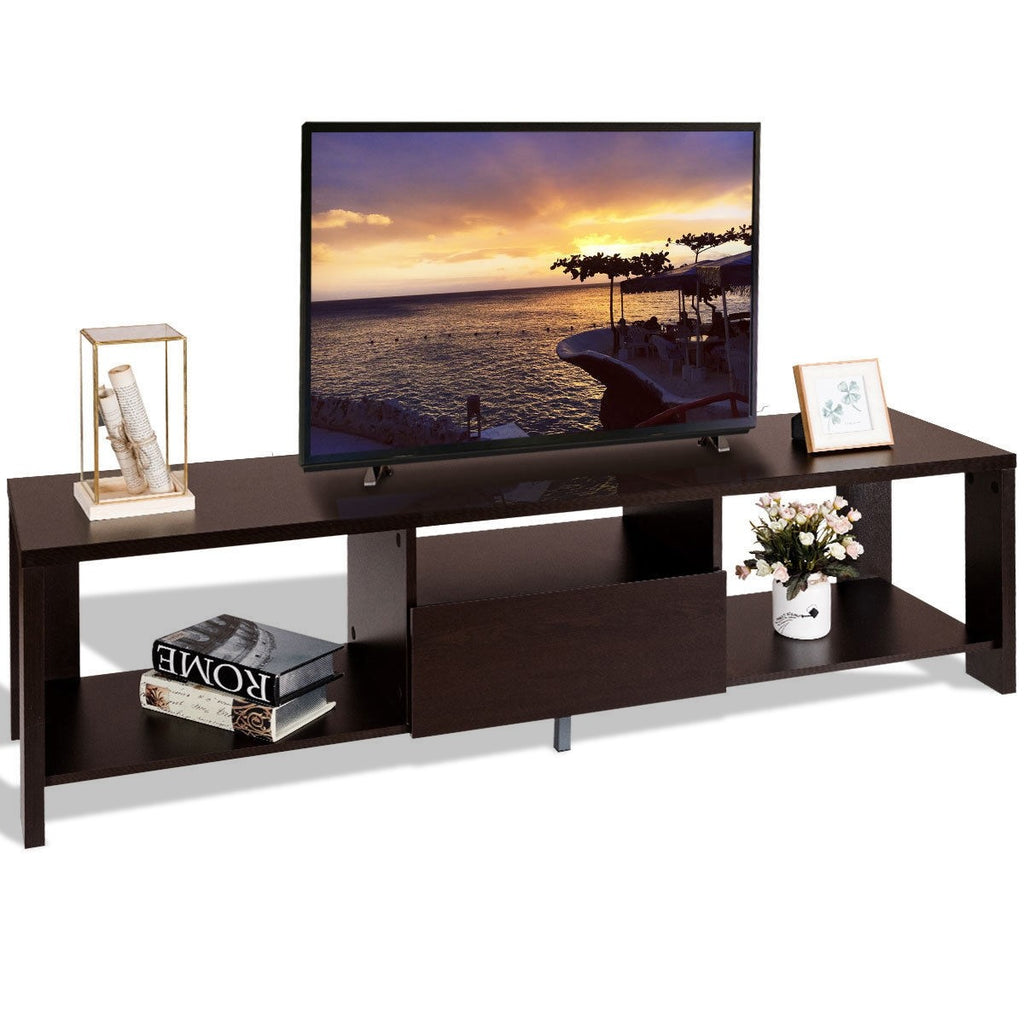 Media Entertainment Console TV Cabinet Stand w/ Drawer